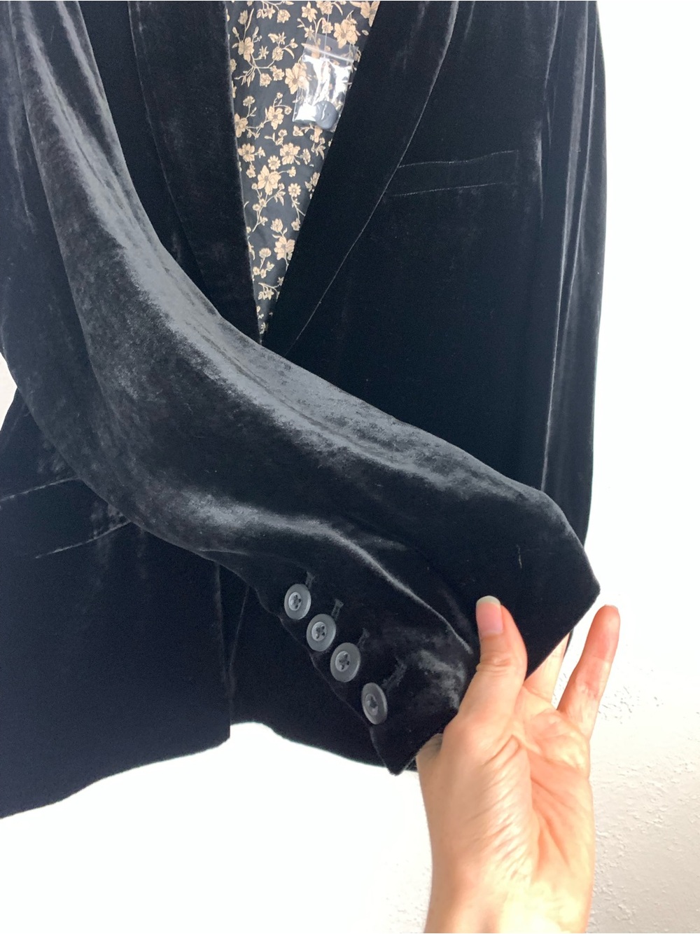 Sundance monte Rosa velvet black blazer size 16 - Picture 4 of 9
